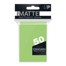 PRO-Matte Standard Deck Protector Sleeves lime green