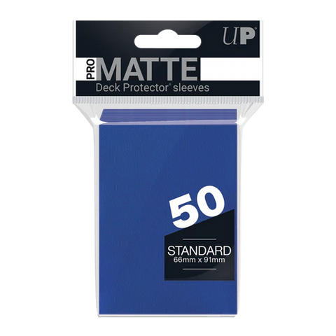 PRO-Matte Standard Deck Protector Sleeves blue