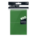 Ultra PRO: Standard 100ct Sleeves - PRO-Matte (Green)