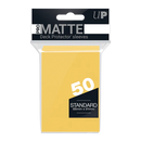 PRO-Matte Standard Deck Protector Sleeves yellow