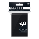 Ultra PRO: Standard 50ct Sleeves - PRO-Matte (Black)