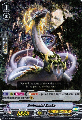 Ambrosial Snake (Parallel Foil) (V-TD09/009EN) [Shinemon Nitta]