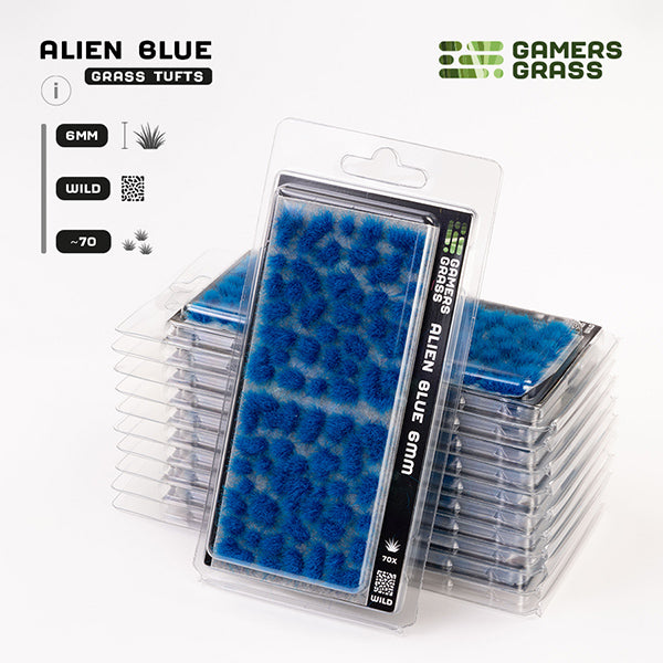 Alien Tufts: Blue 6mm- Wild