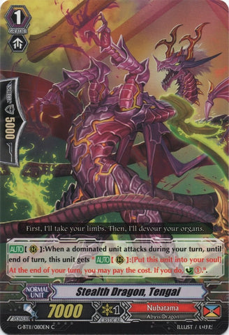 Stealth Dragon, Tengai (G-BT11/080EN) [Demonic Advent]