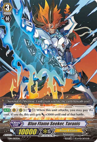 Blue Flame Seeker, Taranis (TD14/003EN) [Trial Deck 14: Seeker of Hope]