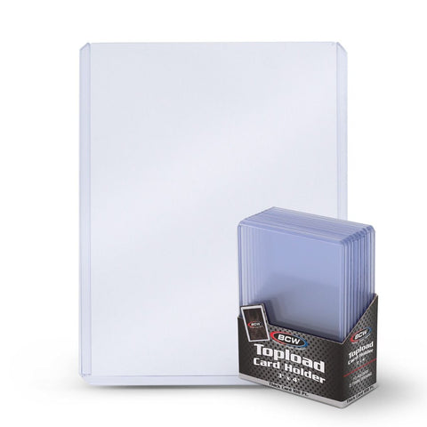 BCW - Topload Card Holder 3"x4" Thick card