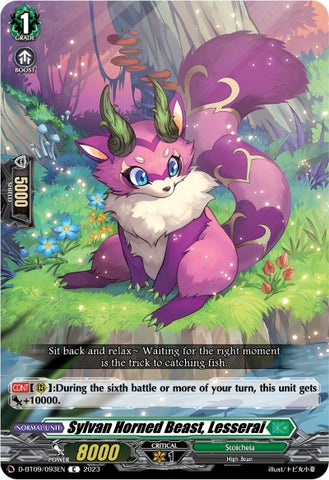 Sylvan Horned Beast, Lesserai (D-BT09/093EN) [Dragontree Invasion]