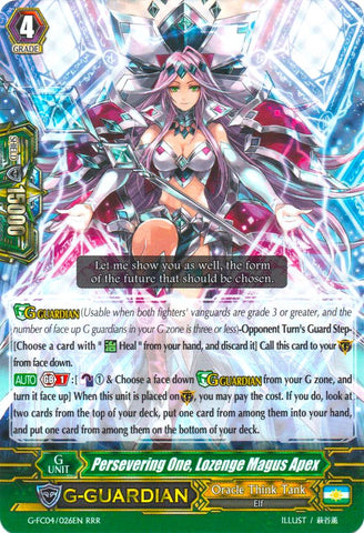 Persevering One, Lozenge Magus Apex (G-FC04/026EN) [Fighters Collection 2017]