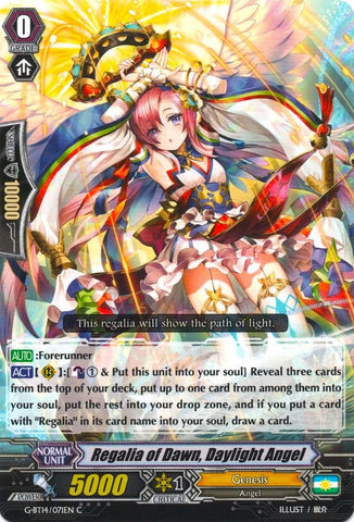 Regalia of Dawn, Daylight Angel (G-BT14/071EN) [Divine Dragon Apocrypha]