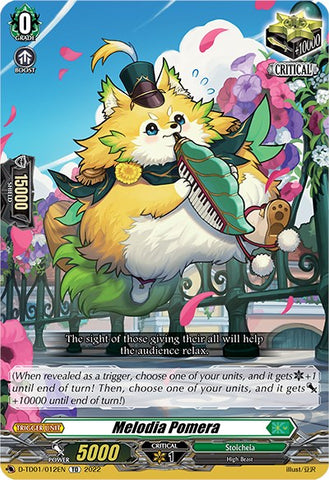 Melodia Pomera (D-TD01/012EN) [D-TD01: Urara Haneyama -Bandmaster of Blossoming Bonds-]