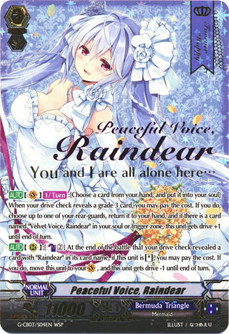 Peaceful Voice, Raindear (Wedding) (G-CB03/S04EN) [Blessing of Divas]