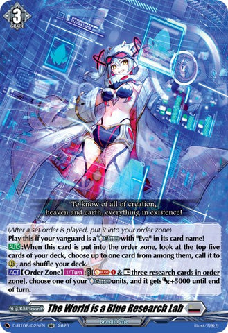 The World is a Blue Research Lab (D-BT08/025EN) [Minerva Rising]
