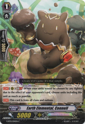 Earth Elemental, Connell (G-BT11/104EN) [Demonic Advent]