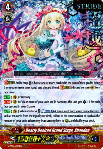 Dearly Desired Grand Stage, Shandee (Hot Stamped) (V-SS01/026EN) [Premium Collection 2019]
