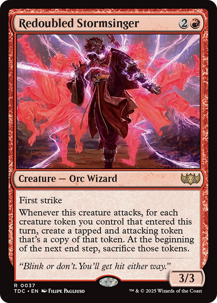 Redoubled Stormsinger [Tarkir: Dragonstorm Commander]