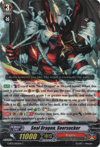 Seal Dragon, Seersucker (G-BT11/063EN) [Demonic Advent]