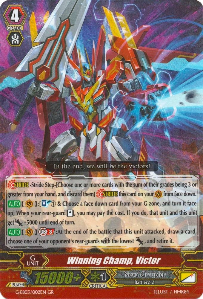 Winning Champ, Victor (G-EB03/002EN) [The GALAXY STAR GATE]