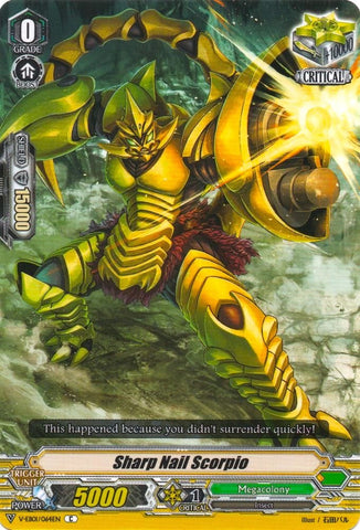 Sharp Nail Scorpio (V-EB01/064EN) [The Destructive Roar]
