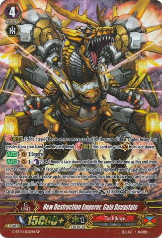 New Destruction Emperor, Gaia Devastate (G-BT13/S05EN) [Ultimate Stride]