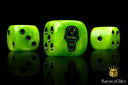 Day of the Dead Dice - Skull Round Corner