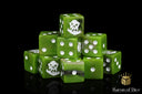 Orc Dice - White Square Corner