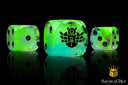 Day of the Dead Dice - Scarab Round Corner