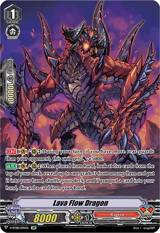 Lava Flow Dragon (V-BT08/SP11EN SP) [Silverdust Blaze]