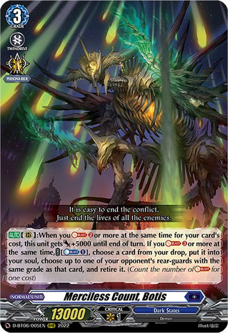 Merciless Count, Botis (D-BT06/005EN) [Blazing Dragon Reborn]