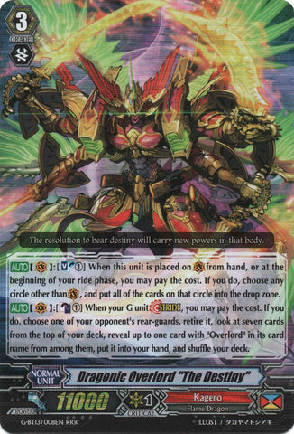 Dragonic Overlord "The Destiny" (G-BT13/008EN) [Ultimate Stride]
