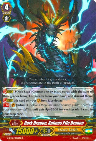 Dark Dragon, Animus Pile Dragon (G-BT10/025EN) [Raging Clash of the Blade Fangs]