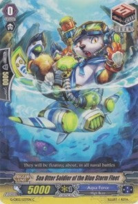 Sea Otter Soldier of the Blue Storm Fleet (G-CB02/037EN) [Commander of the Incessant Waves]