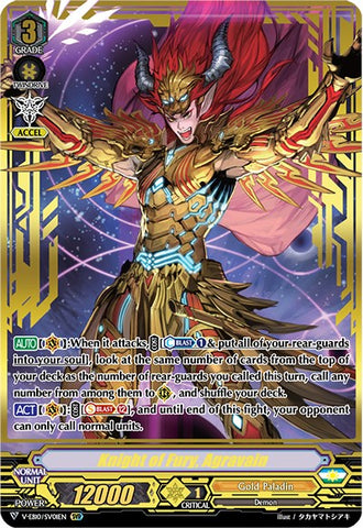 Knight of Fury, Agravain (V-EB10/SV01EN) [The Mysterious Fortune]