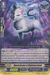 Monochrome of Nightmareland (G-BT03/103EN) [Sovereign Star Dragon]