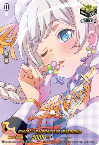 Pastel*Palettes, Eve Wakamiya (Signature) (D-BT11/EX15EN-S) [Clash of the Heroes]