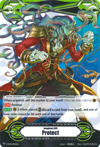 Imaginary Gift [Protect] - King of Demonic Seas, Basskirk (V-GM/0022EN) [Gift Markers]