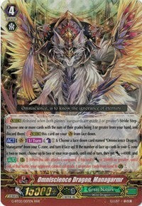 Omniscience Dragon, Managarmr (G-BT02/007EN) [Soaring Ascent of Gale & Blossom]