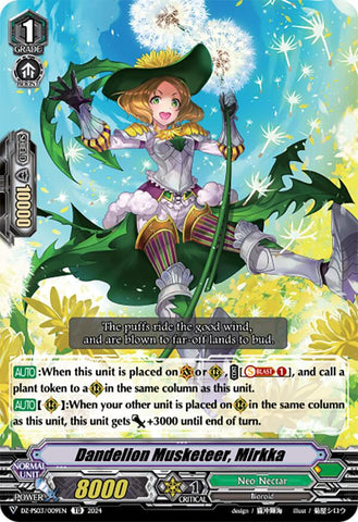 Dandelion Musketeer, Mirkka (DZ-PS03/009EN) [Premium Deckset "Musketeer"]