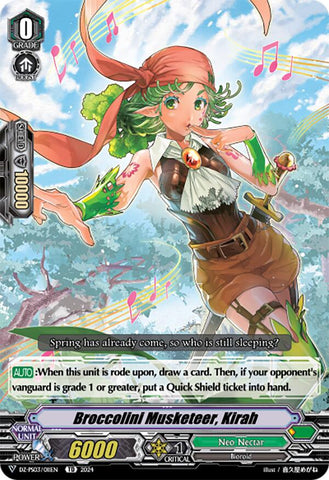 Broccolini Musketeer, Kirah (DZ-PS03/011EN) [Premium Deckset "Musketeer"]