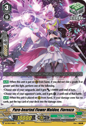 Pure-hearted Flower Maiden, Fiorenza (DZ-PS03/016EN) [Premium Deckset "Musketeer"]