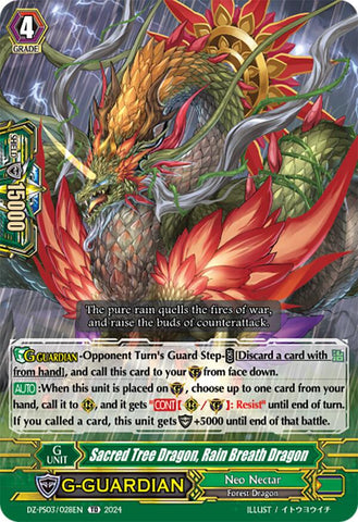 Sacred Tree Dragon, Rain Breath Dragon (DZ-PS03/028EN) [Premium Deckset "Musketeer"]