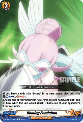 Homing Pendulum (D-TB03/158EN) [Shaman King]