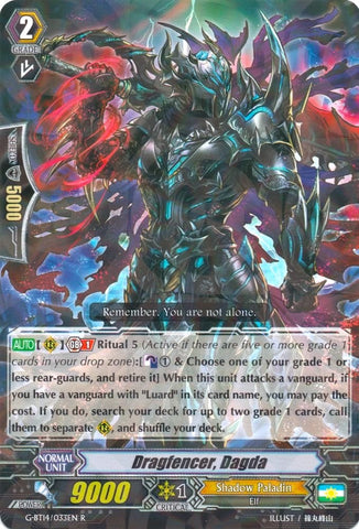 Dragfencer, Dagda (G-BT14/033EN) [Divine Dragon Apocrypha]