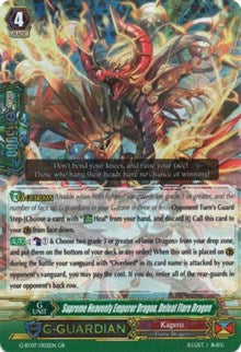 Supreme Heavenly Emperor Dragon, Defeat Flare Dragon (G-BT07/002EN) [Glorious Bravery of Radiant Sword]