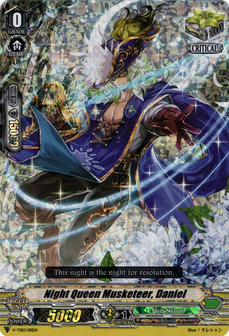 Night Queen Musketeer, Daniel (Parallel Foil) (V-TD12/011EN) [Ahsha]