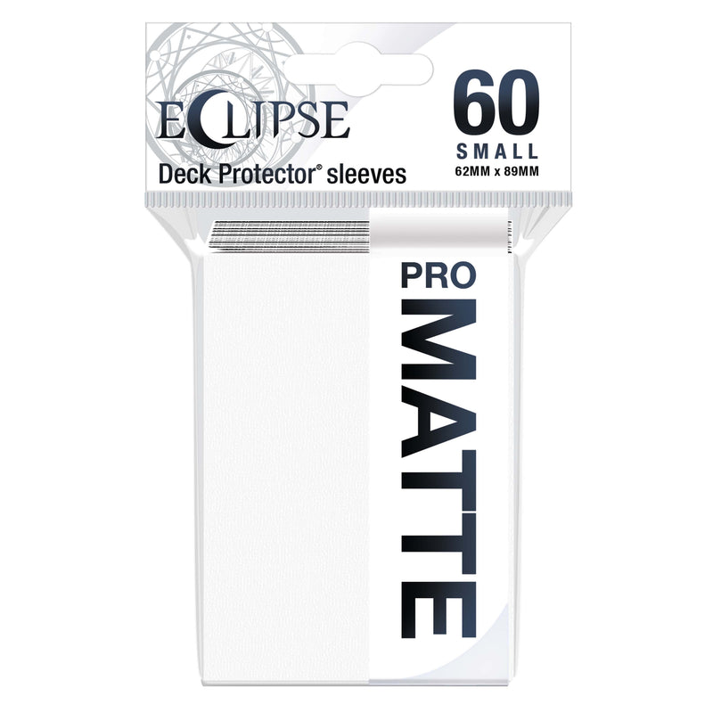 Ultra PRO: Small 60ct Sleeves - Eclipse Matte (Arctic White)