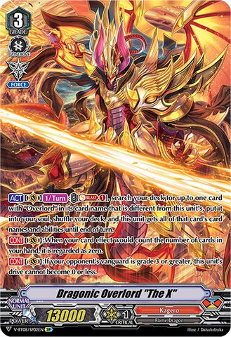 Dragonic Overlord "The X" (V-BT08/SP02EN SP) [Silverdust Blaze]
