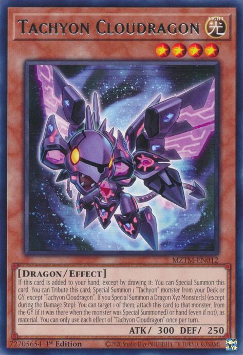 Tachyon Cloudragon [MZTM-EN012] Rare