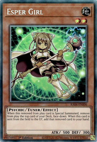 Esper Girl [RA04-EN006] Collector's Rare