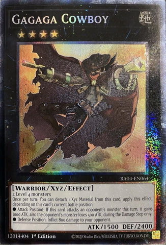 Gagaga Cowboy [RA04-EN064] Collector's Rare