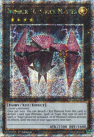 Number 16: Shock Master [RA04-EN166] Quarter Century Secret Rare